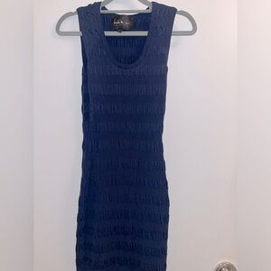 Nicole Miller navy blue dress